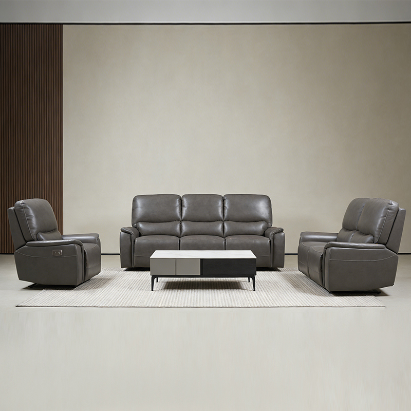 Modulært design sofasæt i imiteret læder