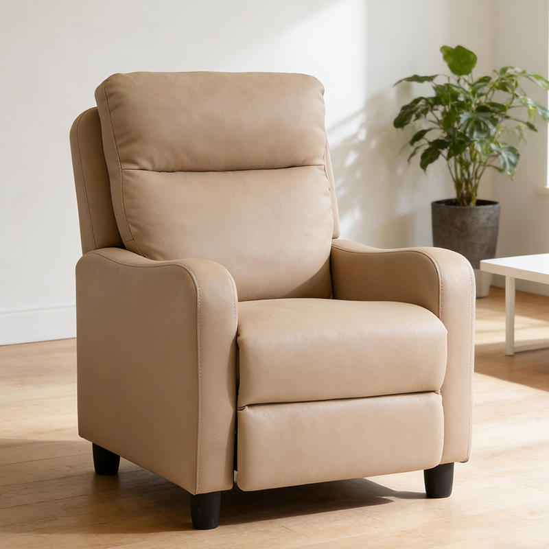 Mikrofiber hvilestol Push back klubstol