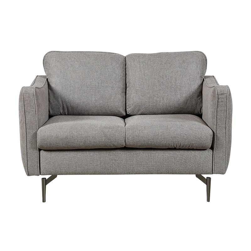 Polstret Mid Century moderne træramme Loveseat til stuen