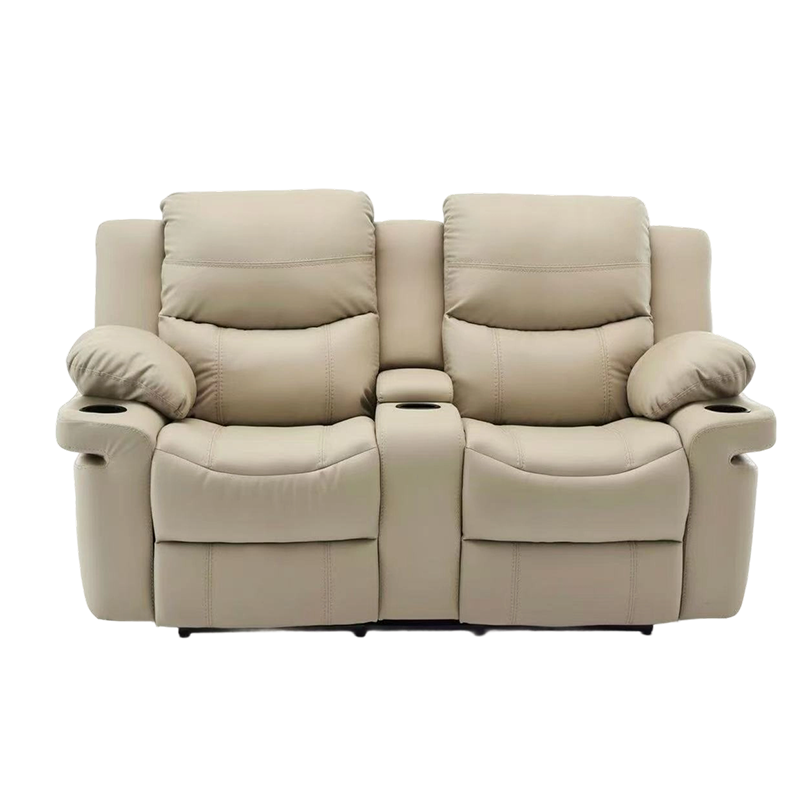 Læderpolstret Manuel Motion Loveseat hvilestol